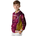 customized cleveland cavaliers power plate wine varsity jacket best selling.webp