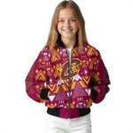 customized cleveland cavaliers pyramid shapes wine bomber jacket best selling