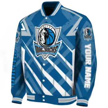customized dallas mavericks chevron angles blue varsity jacket best selling.webp