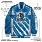 customized dallas mavericks chevron angles blue varsity jacket best selling.webp