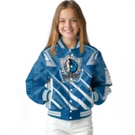 customized dallas mavericks chevron angles blue varsity jacket best selling.webp