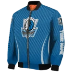 customized dallas mavericks chevron arrow blue bomber jacket best selling