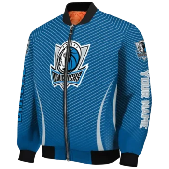 customized dallas mavericks chevron arrow blue bomber jacket best selling