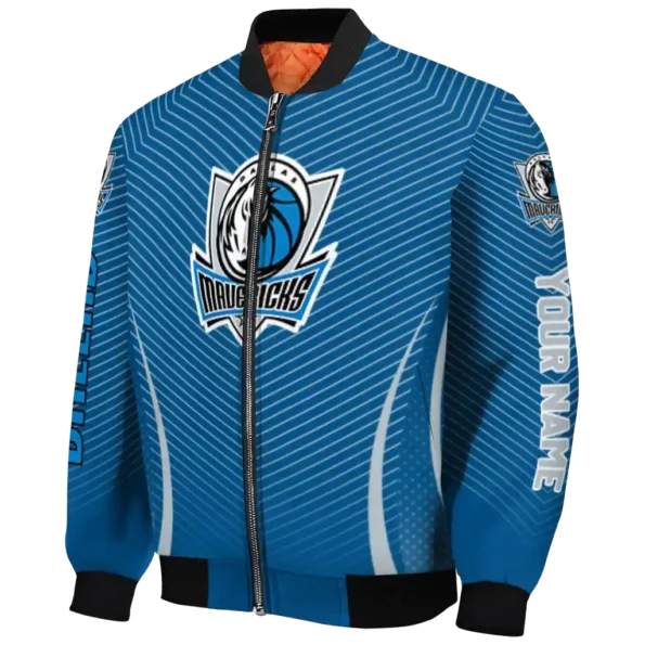 customized dallas mavericks chevron arrow blue bomber jacket best selling