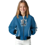 customized dallas mavericks chevron arrow blue bomber jacket best selling