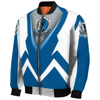 customized dallas mavericks v stripes blue white bomber jacket best selling