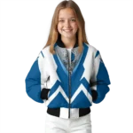 customized dallas mavericks v stripes blue white bomber jacket best selling