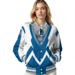 customized dallas mavericks v stripes blue white varsity jacket best selling.webp
