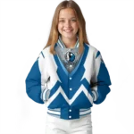 customized dallas mavericks v stripes blue white varsity jacket best selling.webp