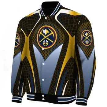 customized denver nuggets mesh chest black varsity jacket best selling.webp
