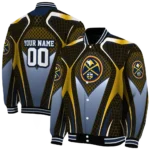 customized denver nuggets mesh chest black varsity jacket best selling.webp
