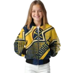 customized denver nuggets star burst blue bomber jacket best selling