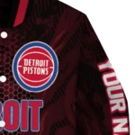 customized detroit pistons hexagon mesh red black varsity jacket best selling.webp
