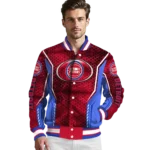 customized detroit pistons power plate red varsity jacket best selling.webp