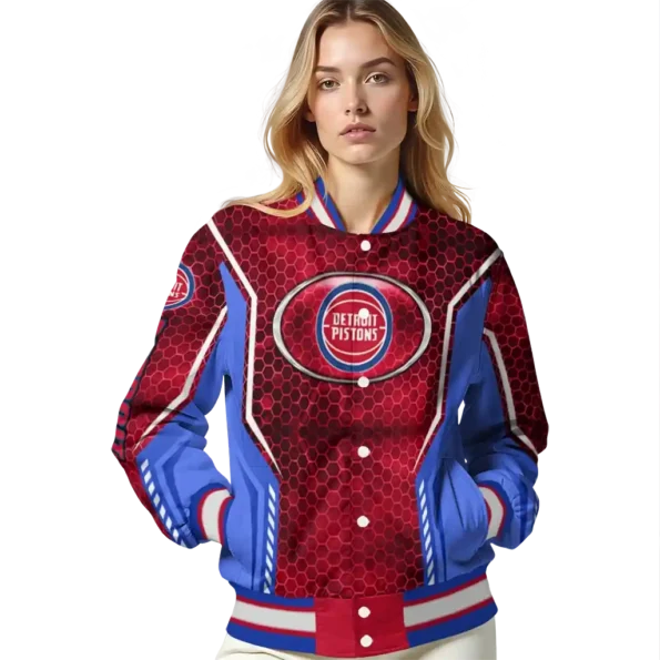 customized detroit pistons power plate red varsity jacket latest model.webp