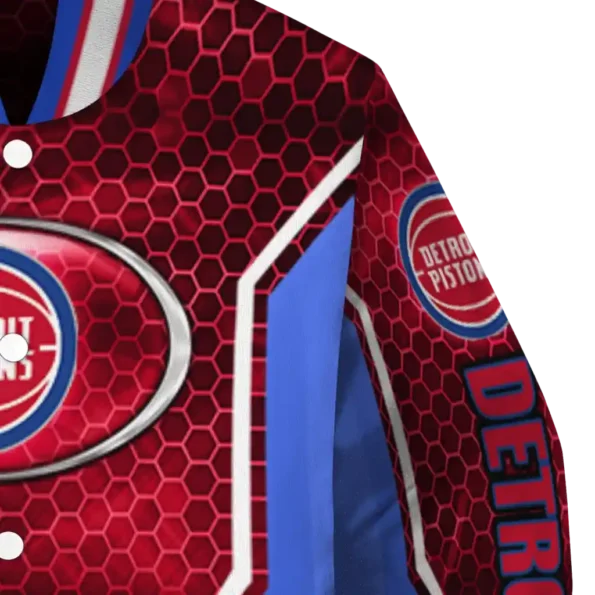 customized detroit pistons power plate red varsity jacket premium grade.webp