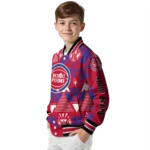 customized detroit pistons pyramid shapes red varsity jacket best selling.webp