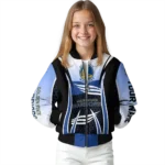 customized golden state warriors mesh effect blue black bomber jacket best selling