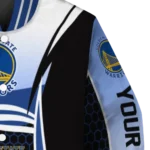 customized golden state warriors mesh effect blue black varsity jacket best selling.webp