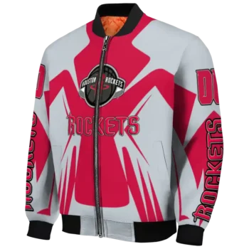customized houston rockets spider mark red bomber jacket best selling