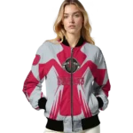 customized houston rockets spider mark red bomber jacket best selling