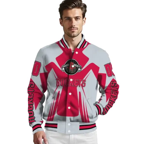 customized houston rockets spider mark red varsity jacket high quality.webp