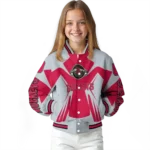 customized houston rockets spider mark red varsity jacket best selling.webp