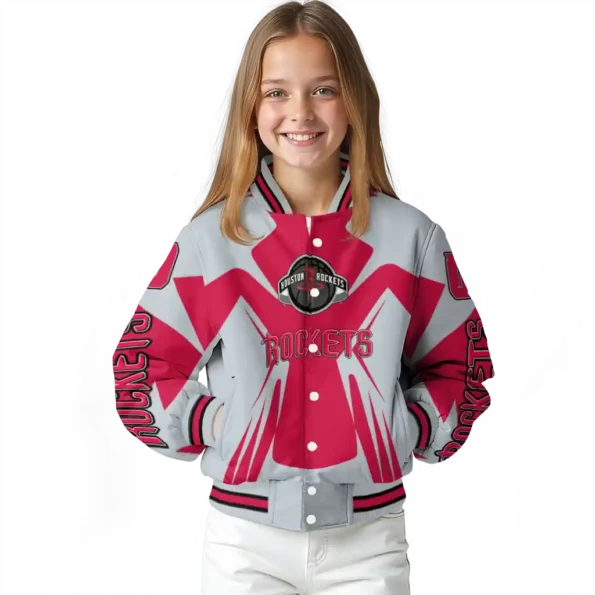 customized houston rockets spider mark red varsity jacket top rated.webp