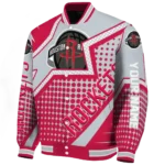 customized houston rockets star burst red varsity jacket best selling.webp