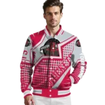 customized houston rockets star burst red varsity jacket best selling.webp