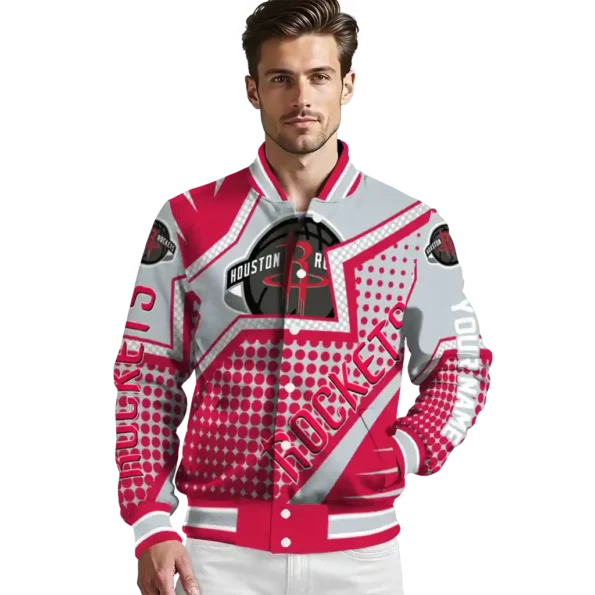 customized houston rockets star burst red varsity jacket high quality.webp