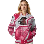 customized houston rockets star burst red varsity jacket best selling.webp