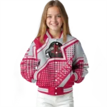 customized houston rockets star burst red varsity jacket best selling.webp