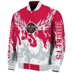 customized houston rockets winged blaze red white varsity jacket best selling.webp