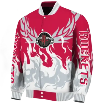 customized houston rockets winged blaze red white varsity jacket best selling.webp
