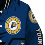 customized indiana pacers hexagon cluster blue black varsity jacket best selling.webp