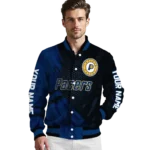 customized indiana pacers hexagon mesh blue black varsity jacket best selling.webp