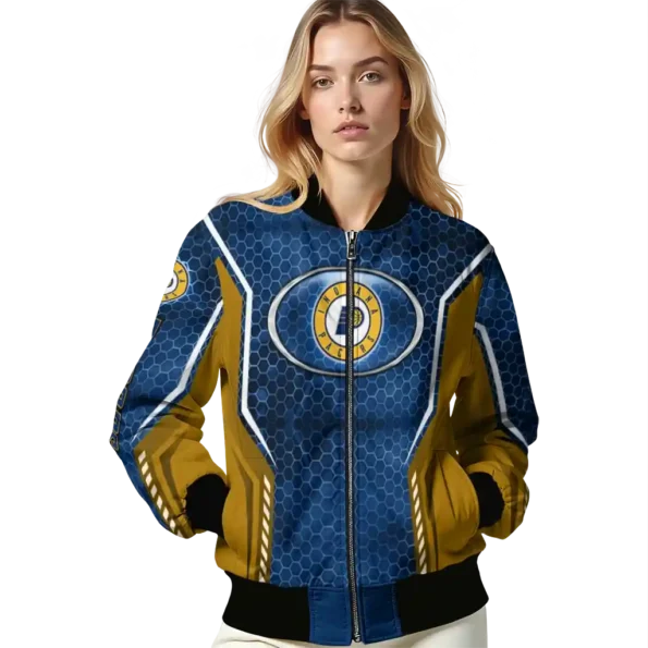 customized indiana pacers power plate blue bomber jacket latest model