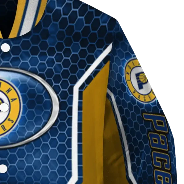 customized indiana pacers power plate blue varsity jacket premium grade.webp
