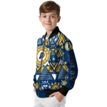 customized indiana pacers pyramid shapes blue bomber jacket best selling