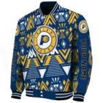 customized indiana pacers pyramid shapes blue varsity jacket best selling.webp