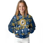 customized indiana pacers pyramid shapes blue varsity jacket best selling.webp