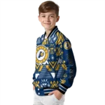 customized indiana pacers pyramid shapes blue varsity jacket best selling.webp