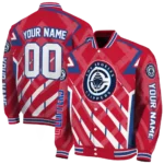customized los angeles clippers chevron angles red varsity jacket best selling.webp