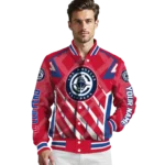 customized los angeles clippers chevron angles red varsity jacket best selling.webp