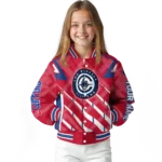 customized los angeles clippers chevron angles red varsity jacket best selling.webp