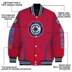 customized los angeles clippers chevron arrow red varsity jacket best selling.webp