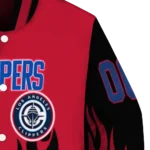 customized los angeles clippers flame border red black varsity jacket best selling.webp
