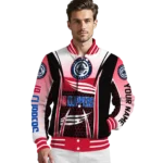 customized los angeles clippers mesh effect red black varsity jacket best selling.webp