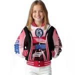 customized los angeles clippers mesh effect red black varsity jacket best selling.webp